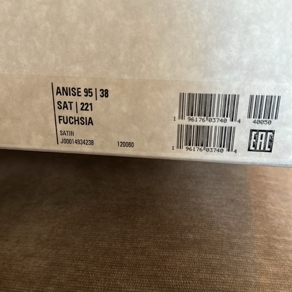 Anise 95 Fuchsia Satin Mules - Picture 2 of 6